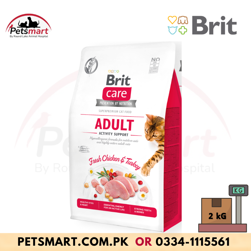 Brit Care Cat Grain-Free ADULT ACTIVITY SUPPORT - 2kg