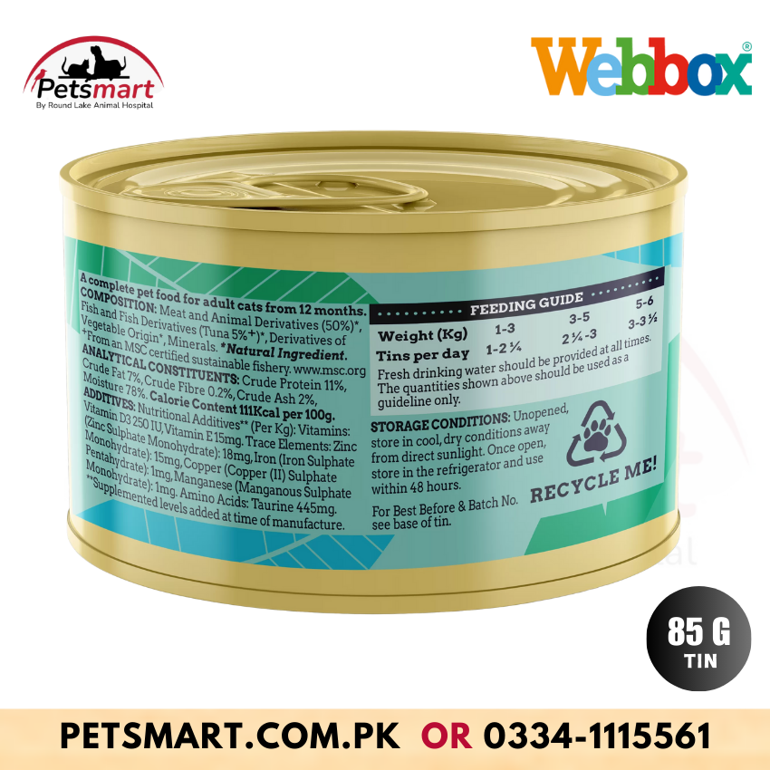Webbox Naturals Tuna Mousse Wet Cat Food