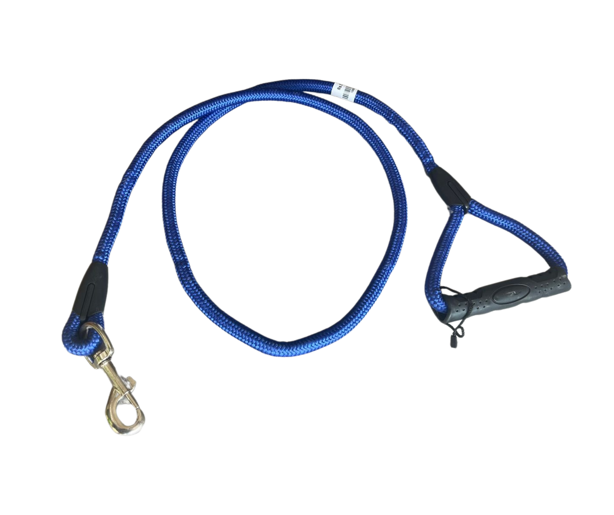 Round Rope Leash with Plastic Handle - S, Blue