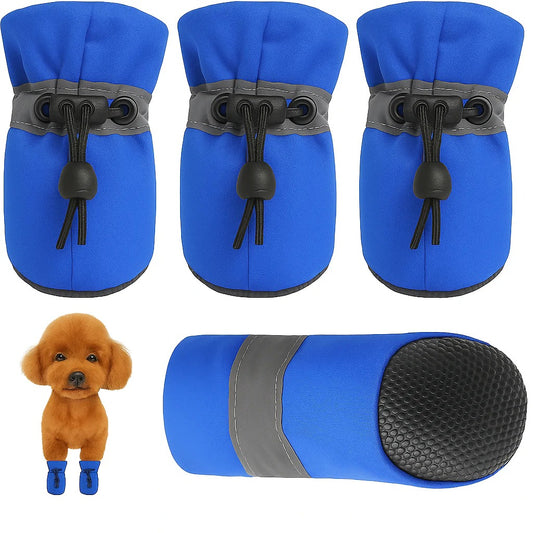 4 PACK DOG WATERPROOF SHOES