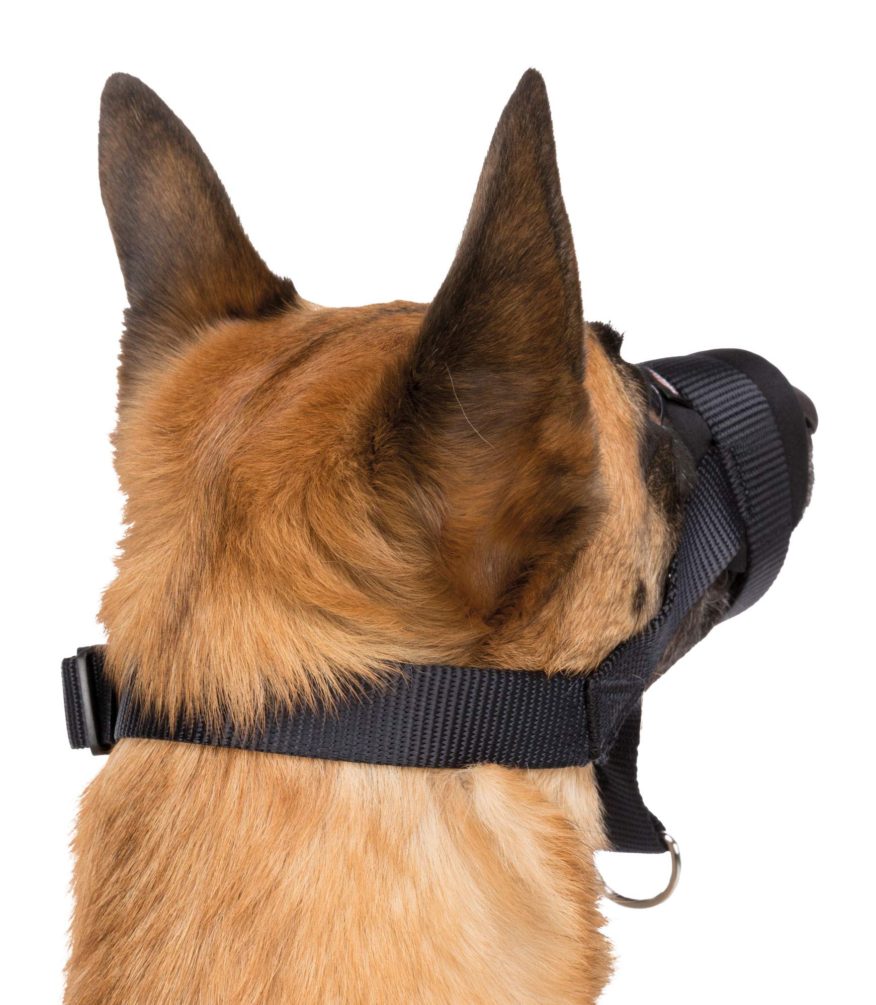 TRIXIE MUZZLE LOOP ,NYLON ,Large :16- 28CM,BLACK