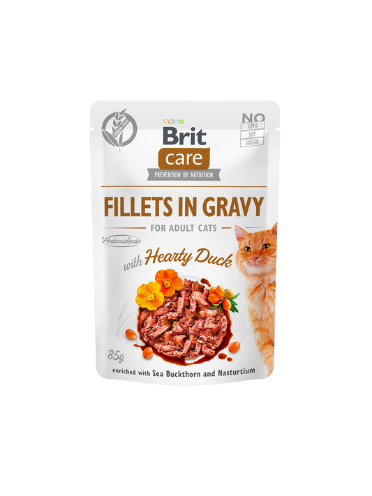 BRIT CARE GRAVY WITH HEART DUCK 85 GM