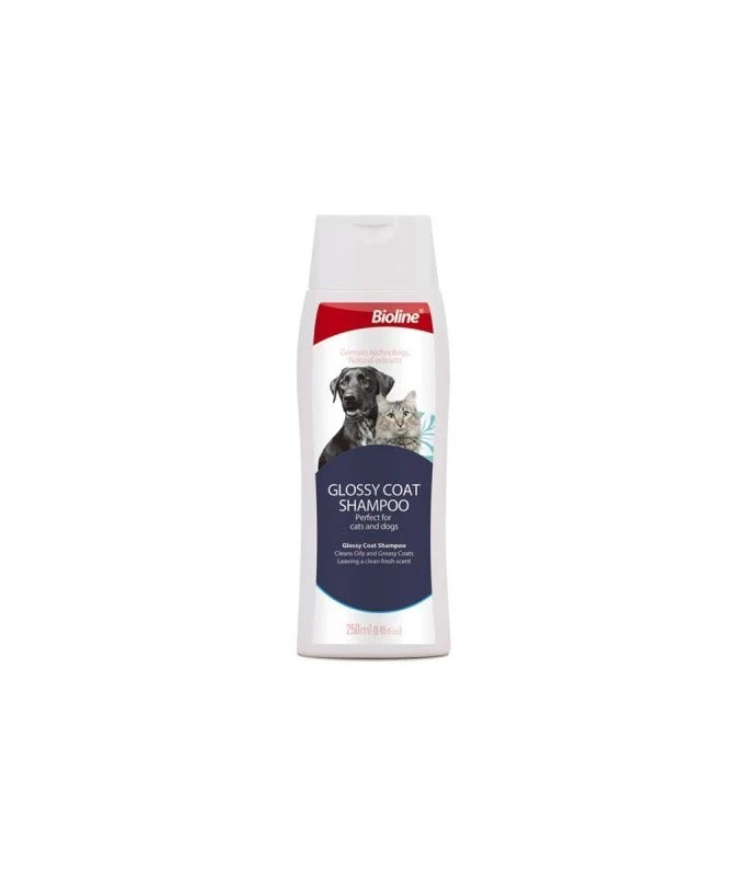 bioline pets glossy coat shampoo