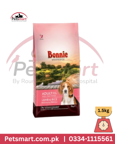Bonnie Adult cat food lamb and rice 1.5 kg