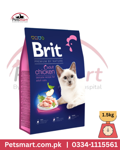 Brit cat adult chickn 1.5 kg