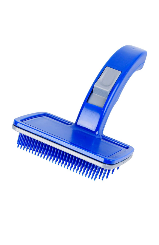 Button Blue brush S 400182