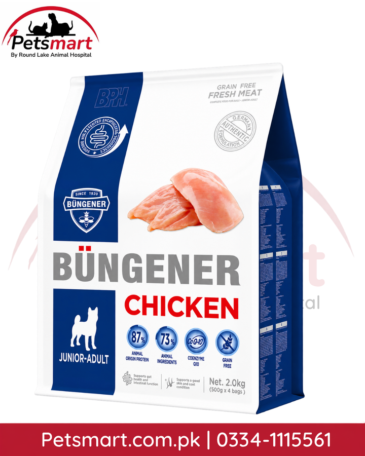 Büngener Fresh Meat Grain-Free Chicken Dog Food 10kg for junior and adult dogs