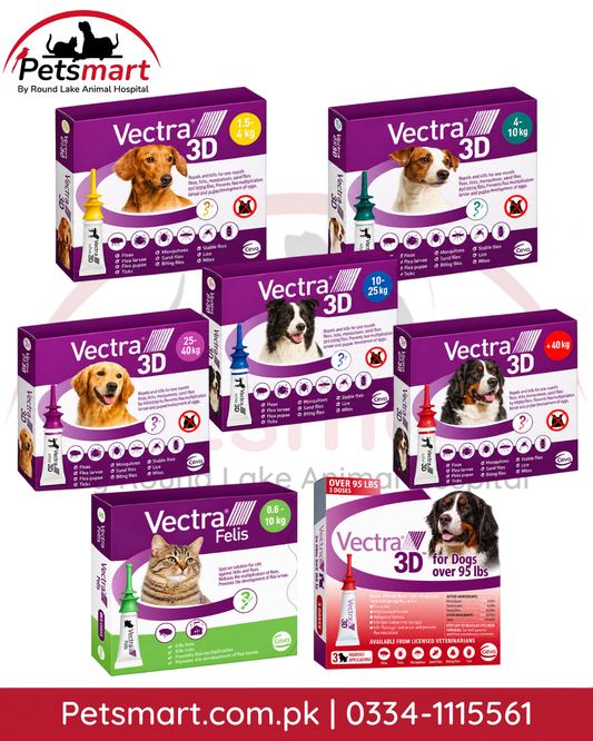 Vectra Spot-On Flea & Tick Treatment for Cats & Dogs
