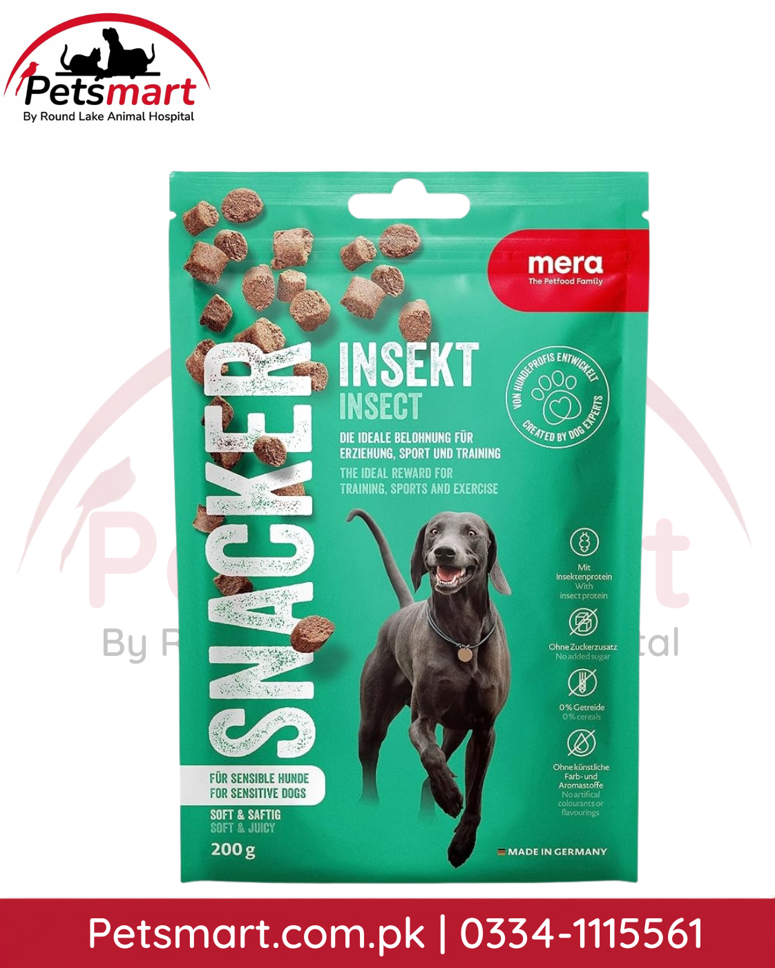 Mera Snacker Insect Soft Dog Treats – 200g