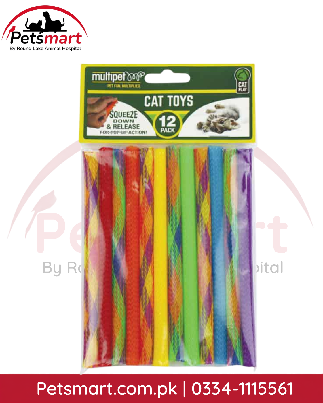 Multipet Kitty Straws Cat Toys