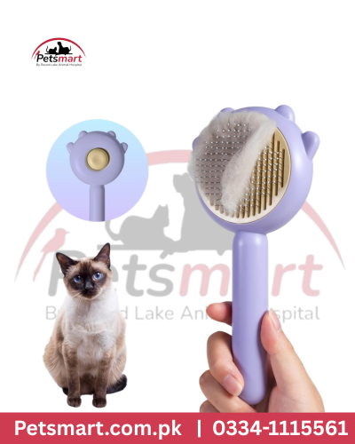Cat button brush