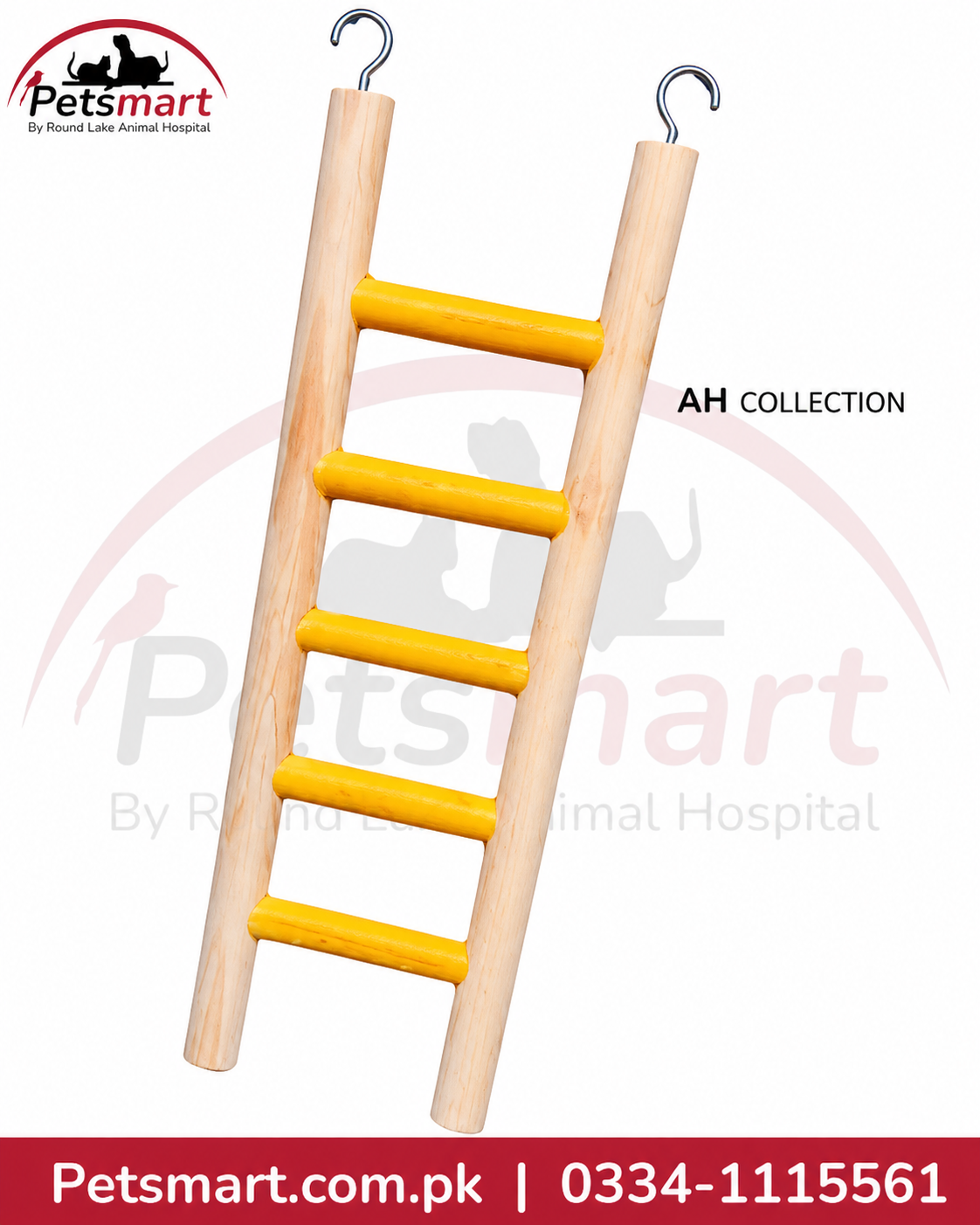 Five Step Hanging Bird Ladder