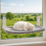 Small Grey Window Hammock for Cats
