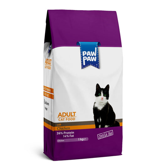 Chicken 1kg Pawpaw Adult Cat Food