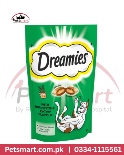 Dreamies cat treat catnip 60g