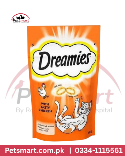 Dreamies cat treat with chicken 60g