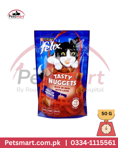 Felix goody bag nuggets beef and lamb 50g