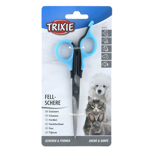 TRIXIE SCISSORS PLASTIC STAINLESS STEEL,16CM