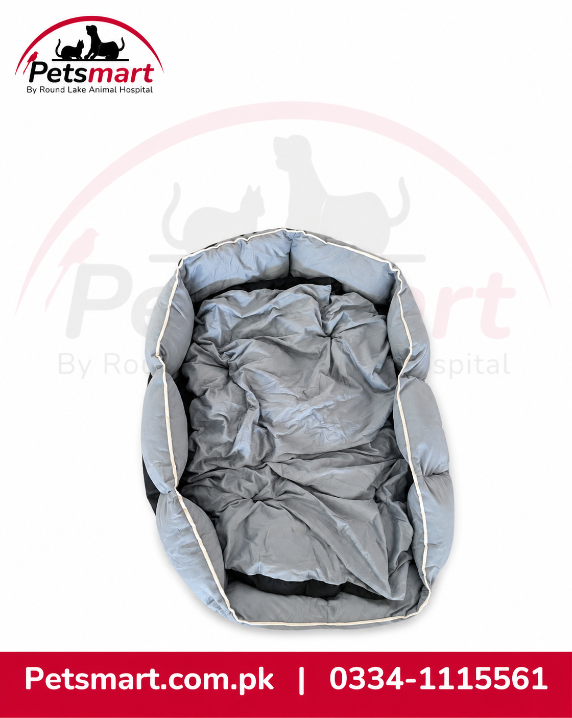 Round Pet Bed for Cats & Dogs - Extra Large (XL)