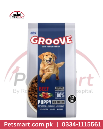 Groove puppy food beef 1.2kg