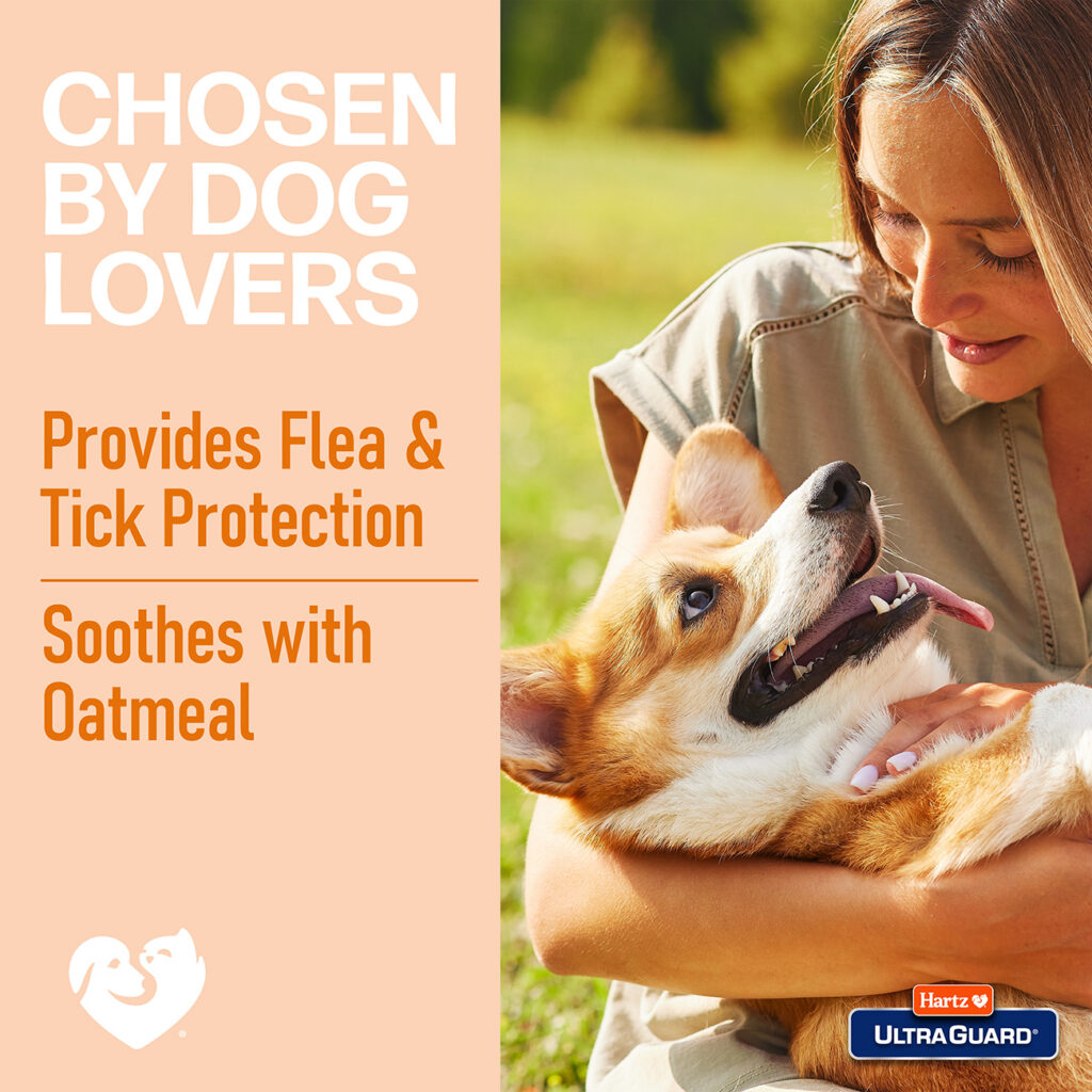 Hartz UltraGuard Rid Flea & Tick Shampoo with Oatmeal for Dogs 532ml – Petsmart Pakistan