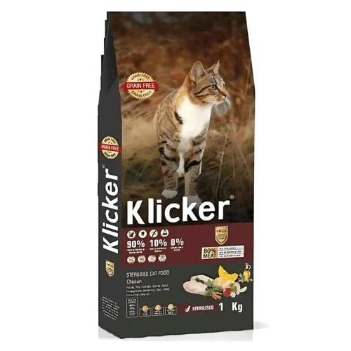 Klicker Sterilised Cat Chicken 1kg