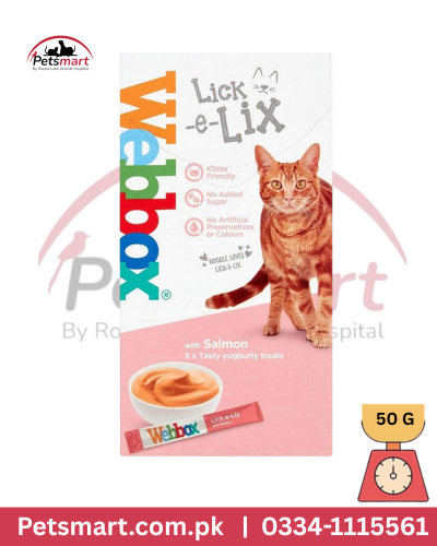 Lick e Lix yogurt and salmon