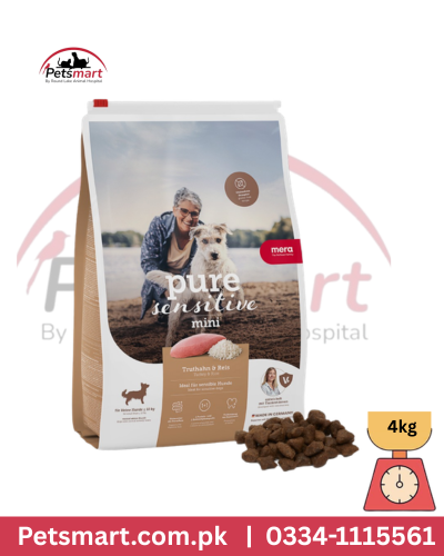 Mera pure mini turkey and rice grain free 4 kg