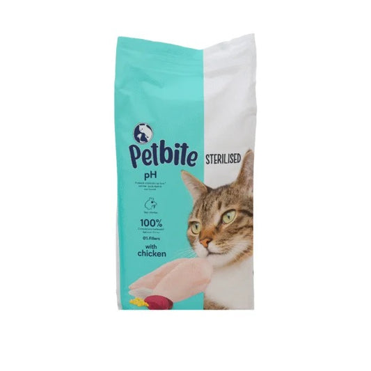 PetBite Chicken Sterilised Cat Food 1kg
