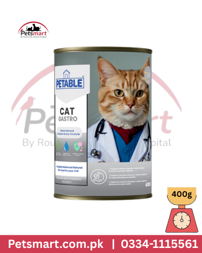 Petable cat chicken gstro  tin 400g