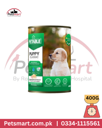 Petable puppy can food