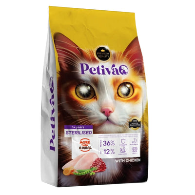 Petiva Chicken Adult Cat Food 1.5kg