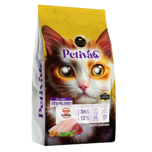 Petiva Chicken Adult Cat Food 1.5kg