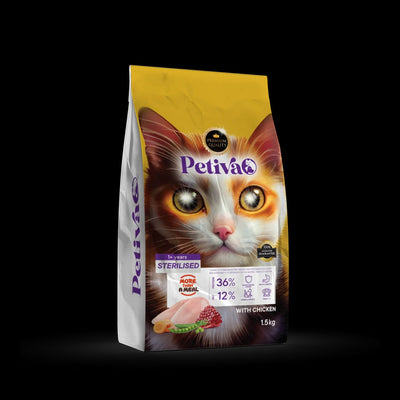 Sterilised Cat  FPetiva Chickenood 1.5kg