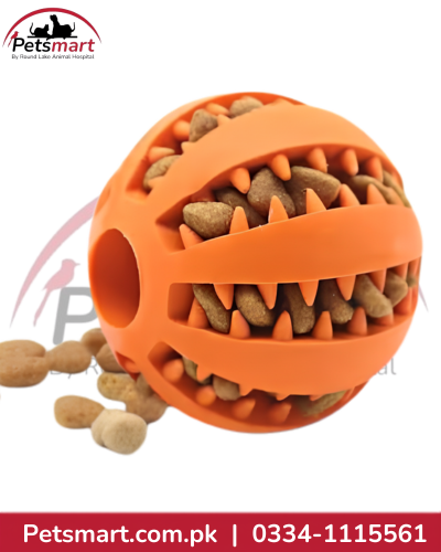 Interactive Treat-Dispensing Ball Toy for Dogs