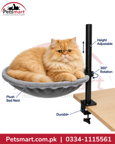 Clamp-On Cat Desk Bed