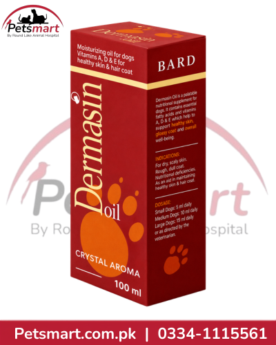 BARD Dermasin Oil for Pet Skin & Coat Care – 100ml