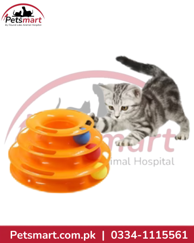 Three-Level Interactive Cat Toy