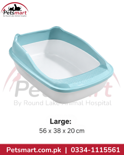 Open Cat Litter Tray L