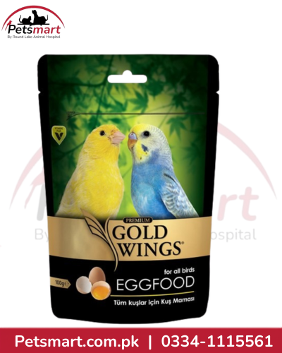 Gold Wings Premium Bird Egg Food – 100g