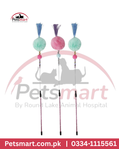 Plastic stick toy flower