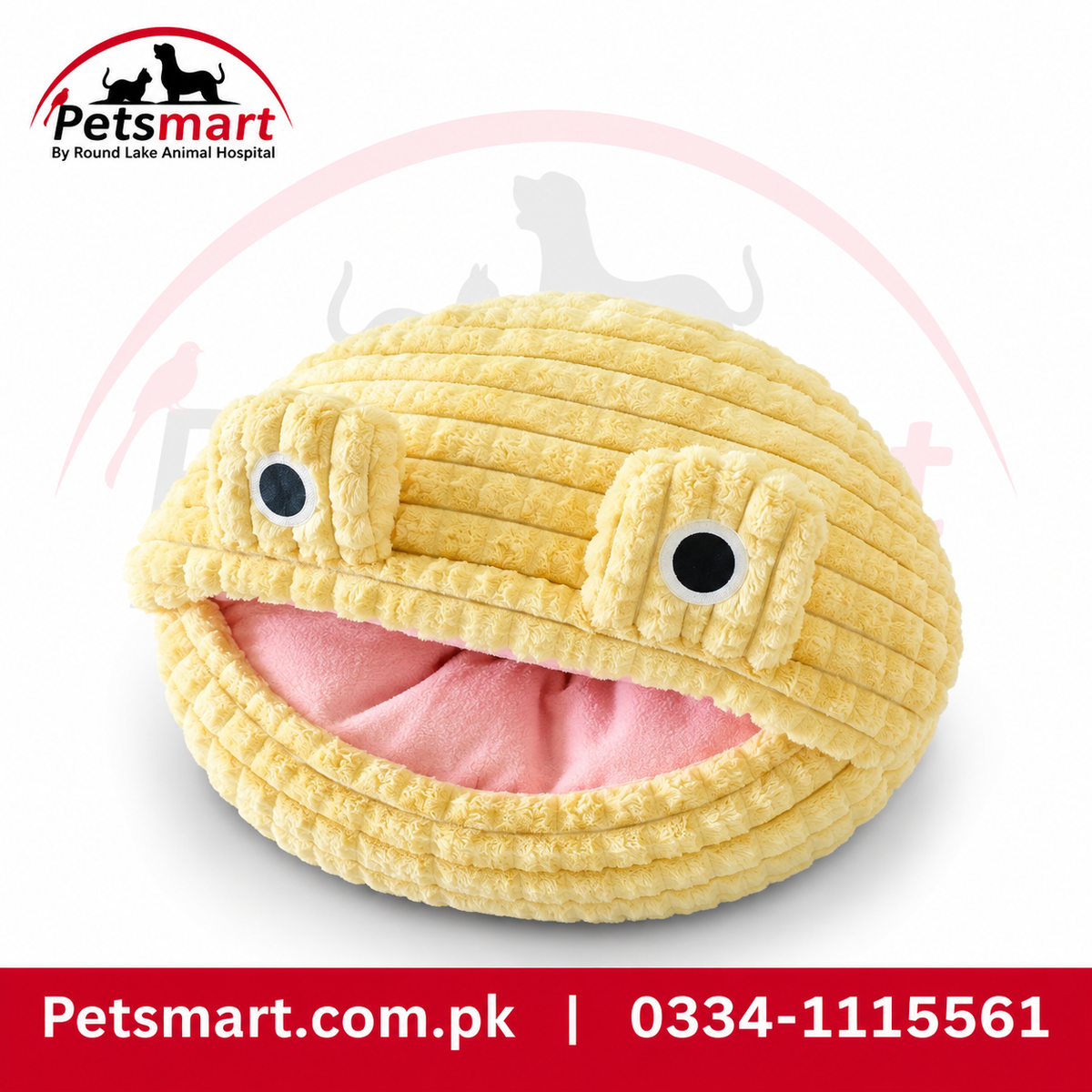 Frog Design Pet Bed for Cats & Small Dogs