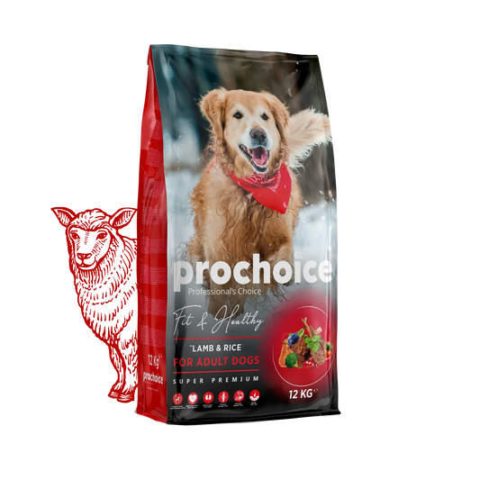 Prochoice Adult fit & Healthy (Lamb & Rice) 12kg