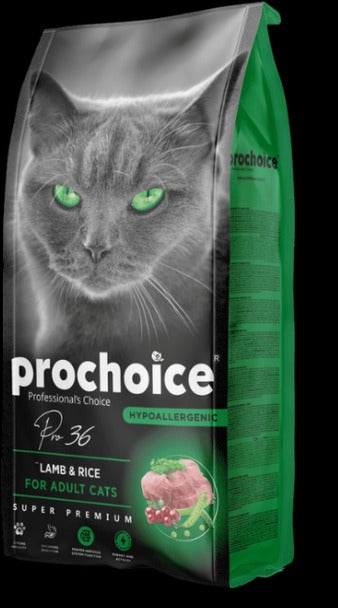 Prochoice Cat Pro 36 ( Lamb & Rice  ) 15kg