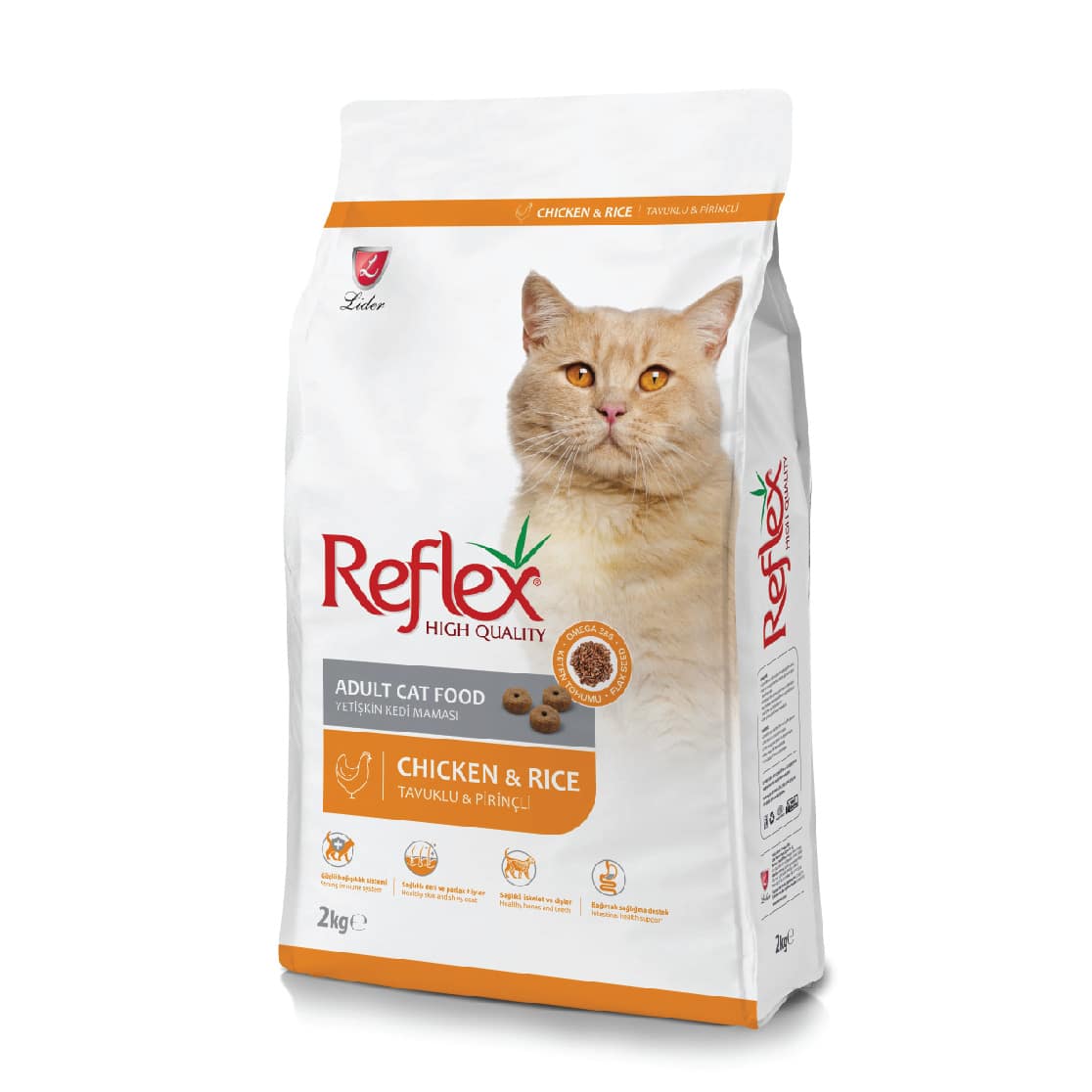 Reflex Adult Cat Food (Chicken and Rice) 3KG
