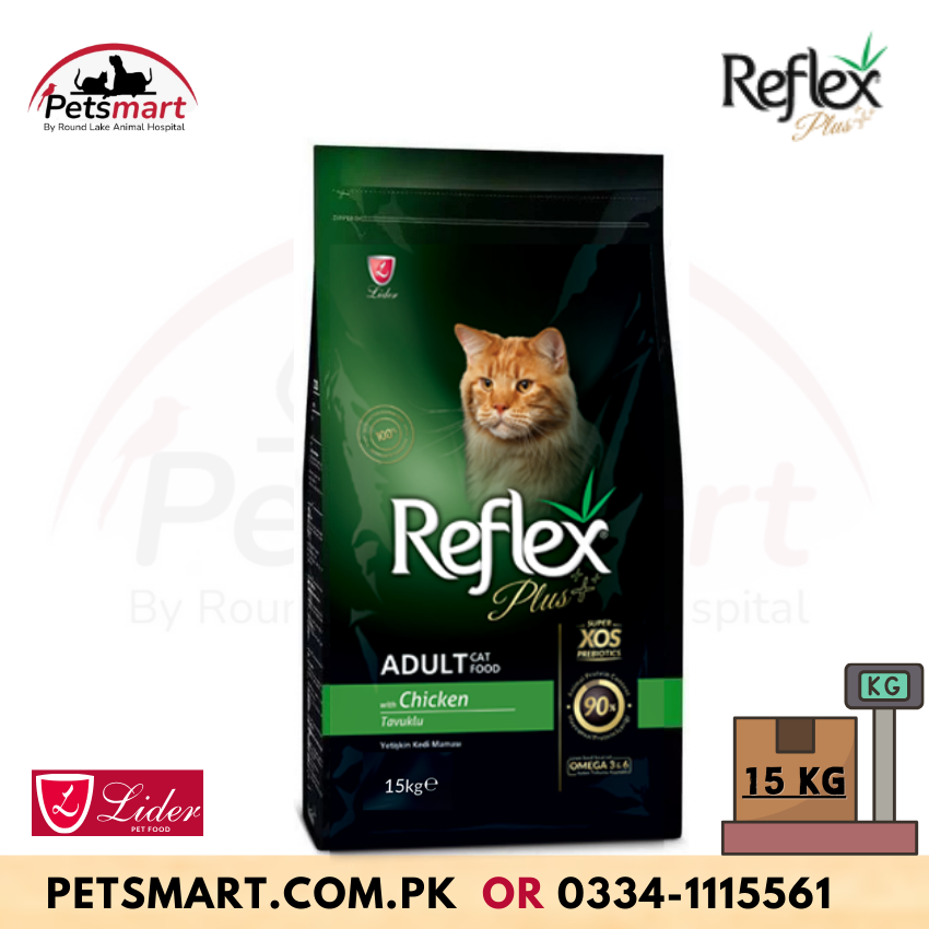 Reflex Plus Adult Cat Food with Chicken - 15kg