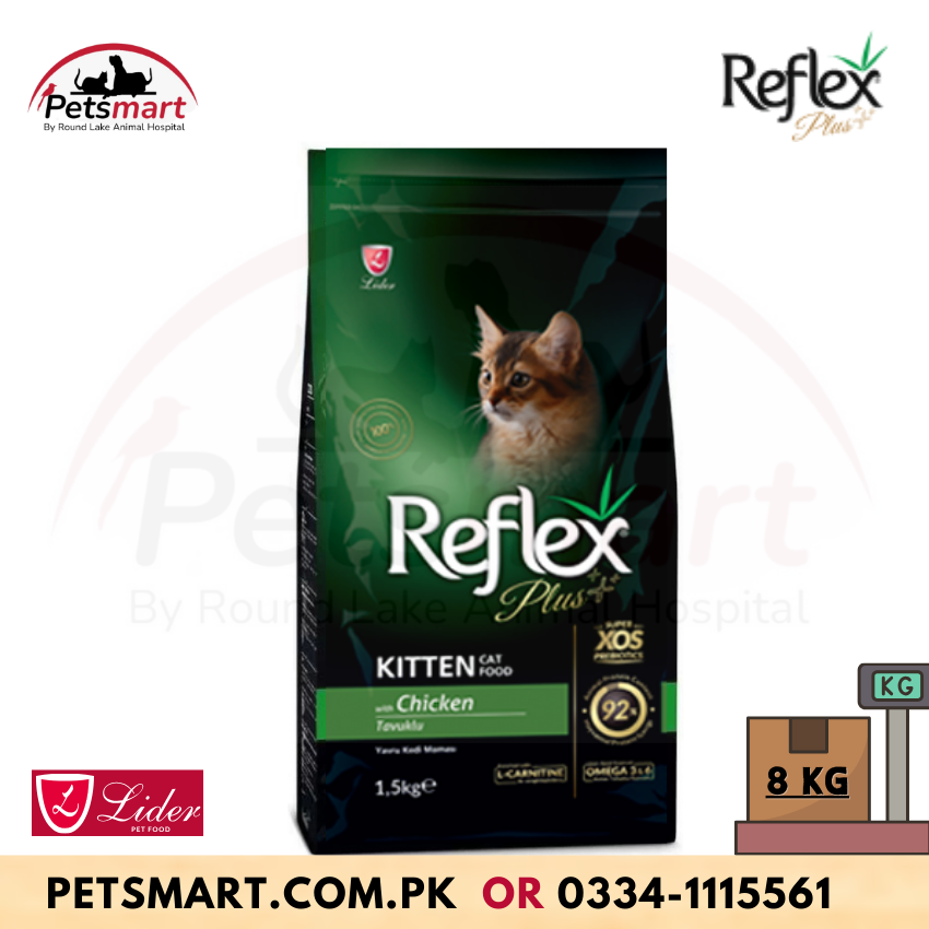 Reflex Plus Kitten Food with Chicken - 8KG