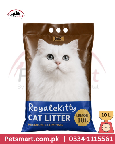 RoyaleKitty Lemon Cat Litter 10L – Absorbent & Odour Control