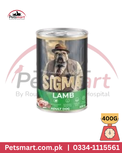 SIGMA dog food chunk lamb