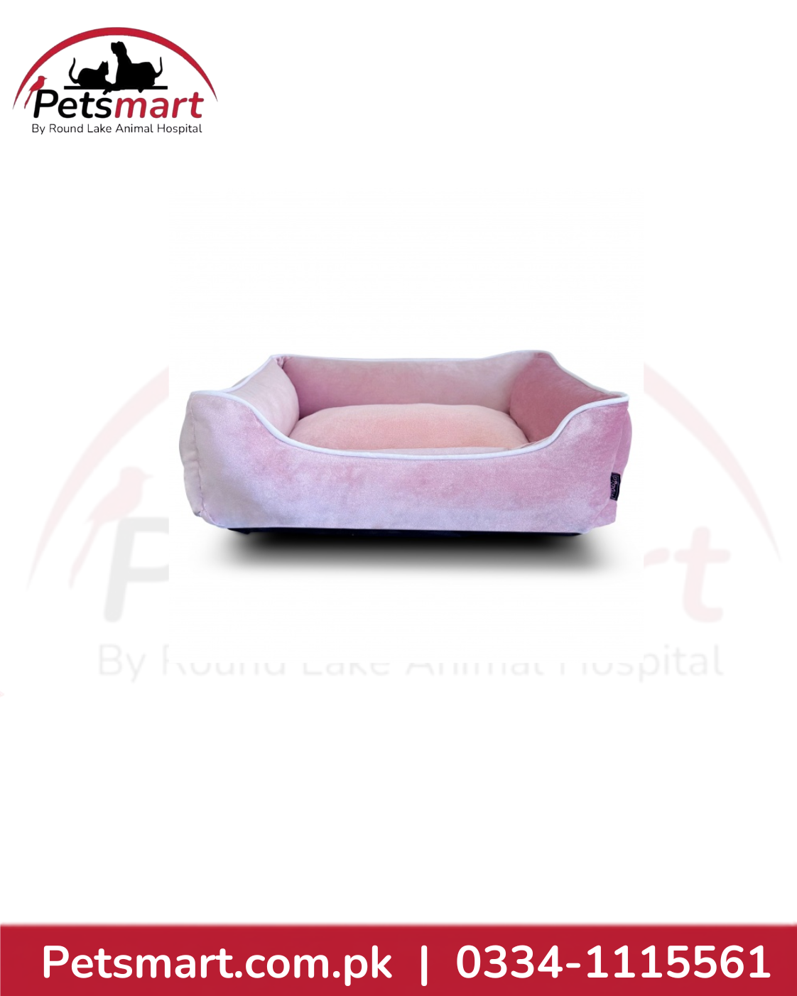 Pet Bed for Cats &  Dogs - Set Piece x-large pink